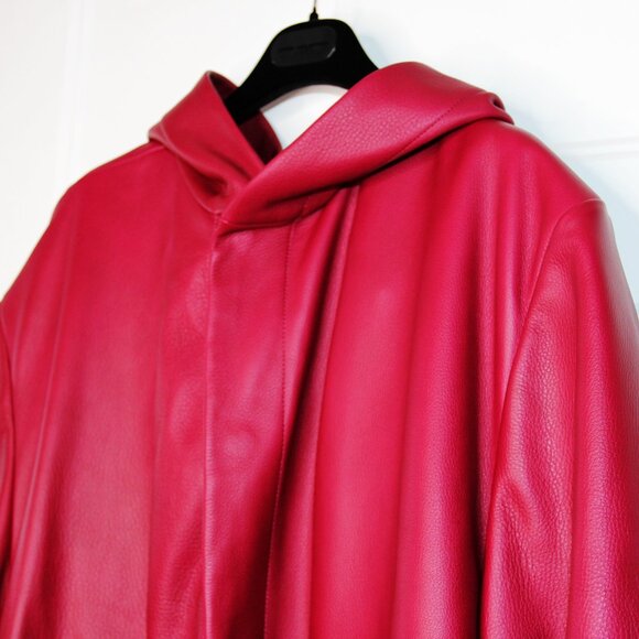 BNWT SS23 RICK OWENS "EDFU" HOODED RAINCOAT 48 - Picture 4 of 12